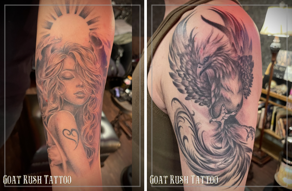 女神のタトゥー フェニックスタトゥー 女神のタトゥー フェニックスタトゥー